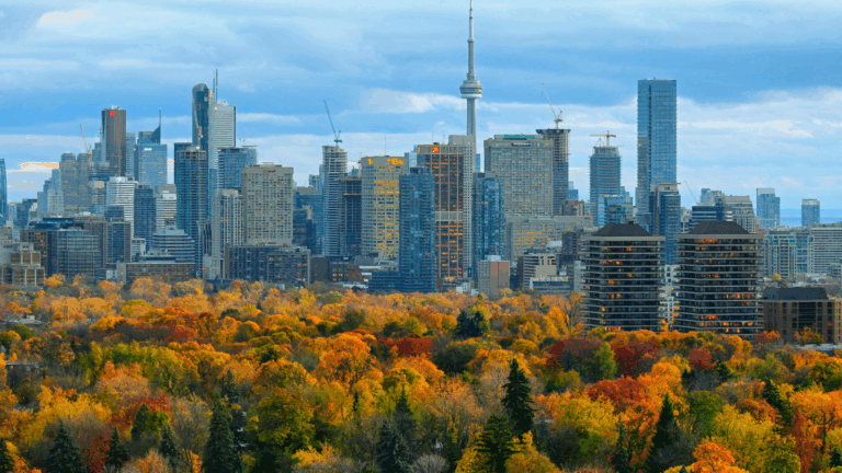 Toronto landscape with real estate market this fall