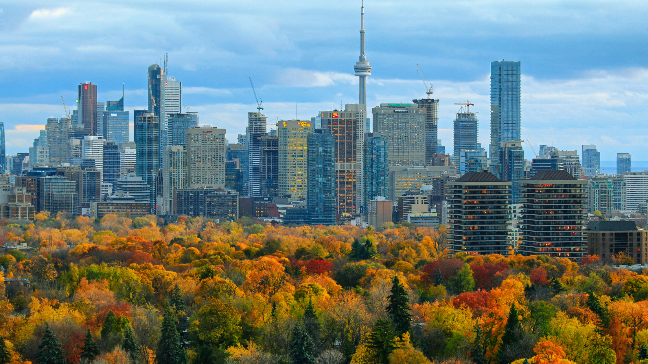Toronto landscape with real estate market this fall