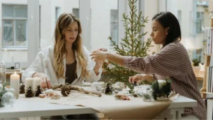 DIY Christmas winter blues